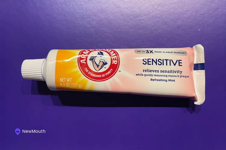 ArmHammer Sensitive Toothpaste with logo