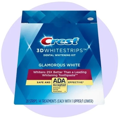 Crest 3DWhitestrips Glamorous White