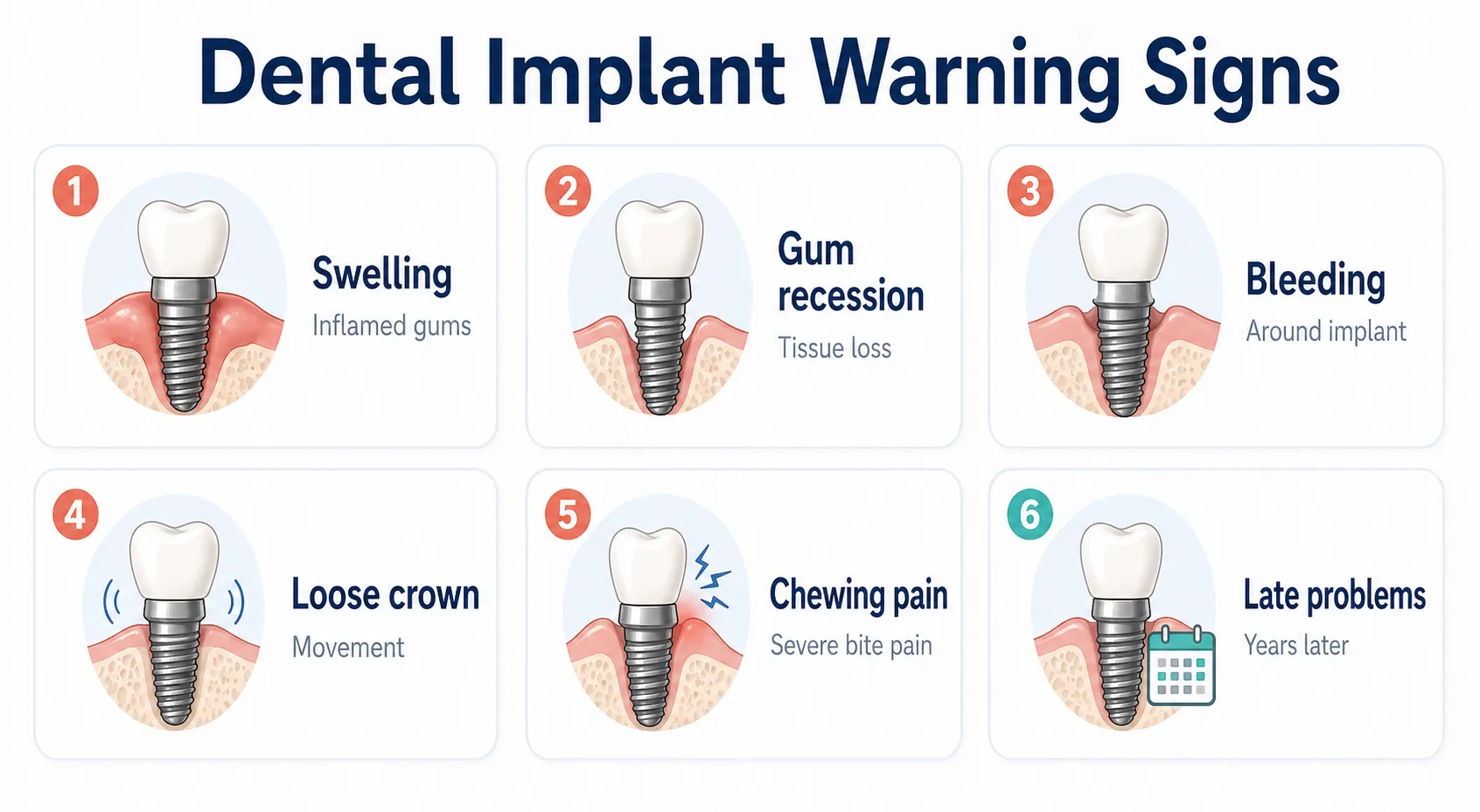 Dental implant failure signs board v1
